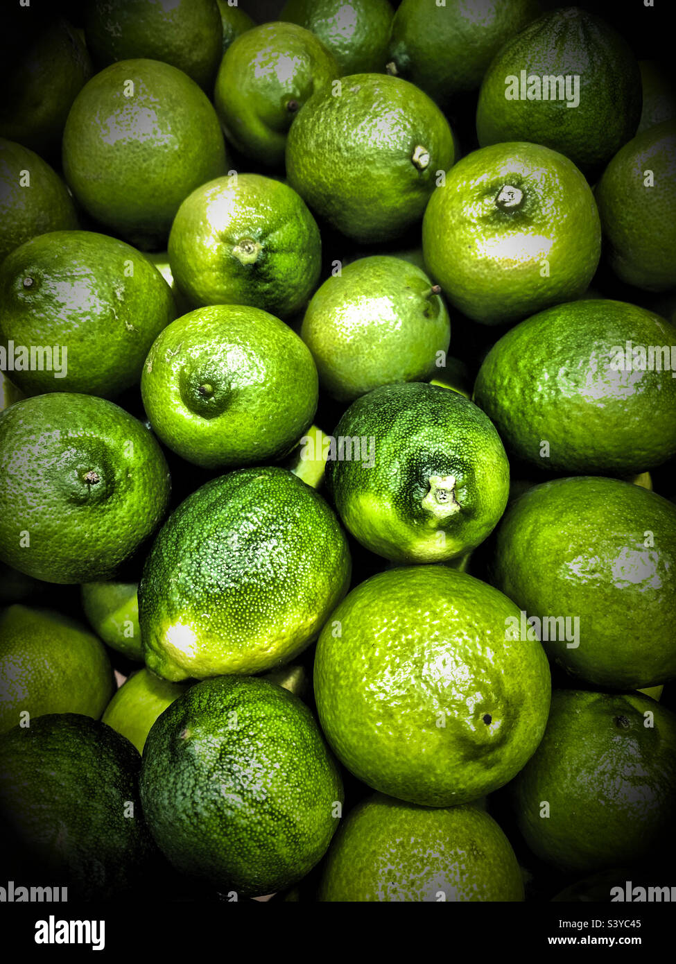 Limes nella scatola Foto Stock