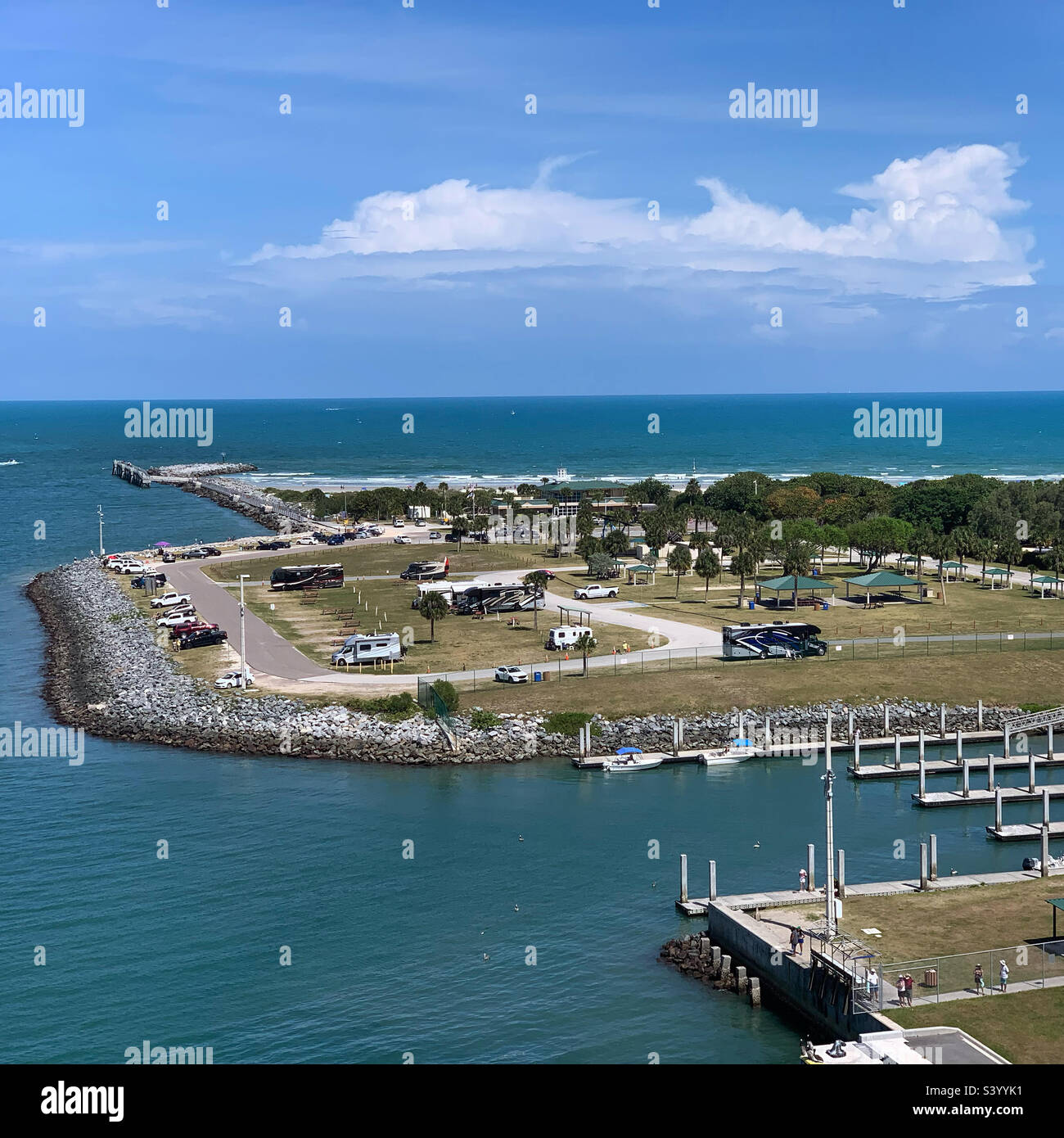 Maggio, 2022, Port Canaveral, Cape Canaveral, Brevard County, Florida, Stati Uniti Foto Stock