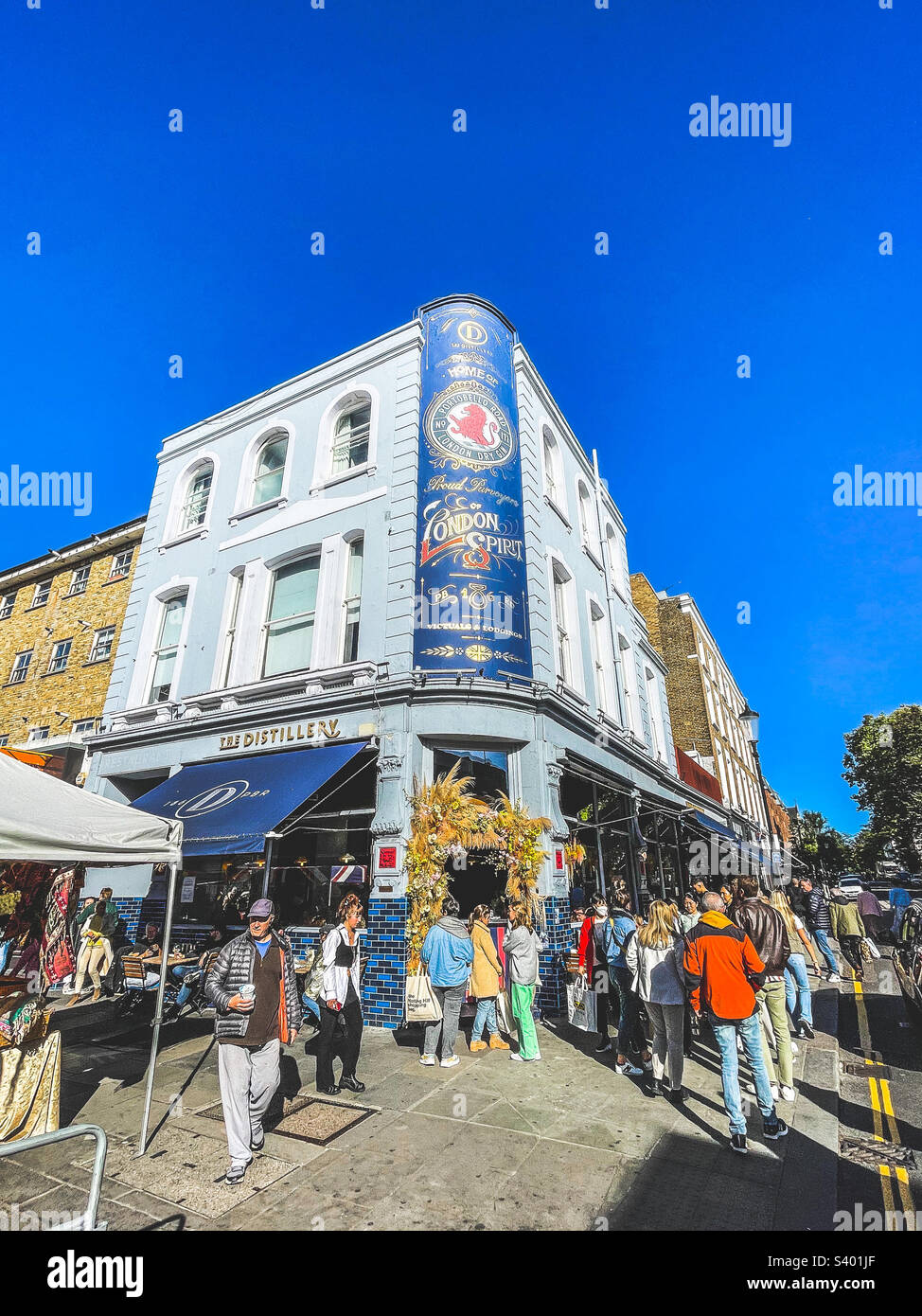 Portobello Road, Londra Foto Stock