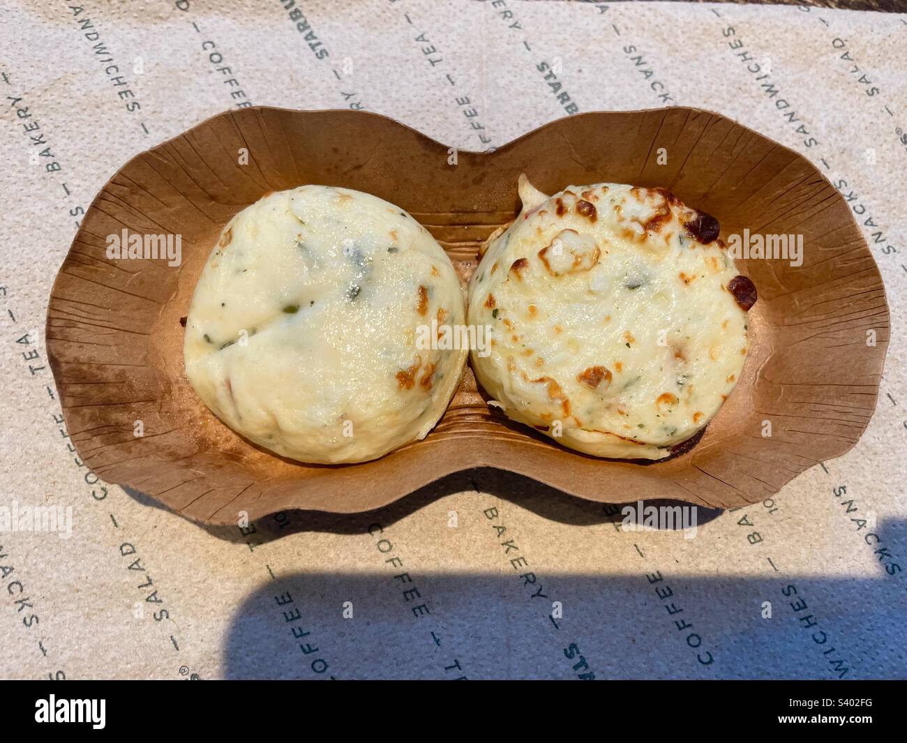 Starbucks Egg Sous vide Foto Stock