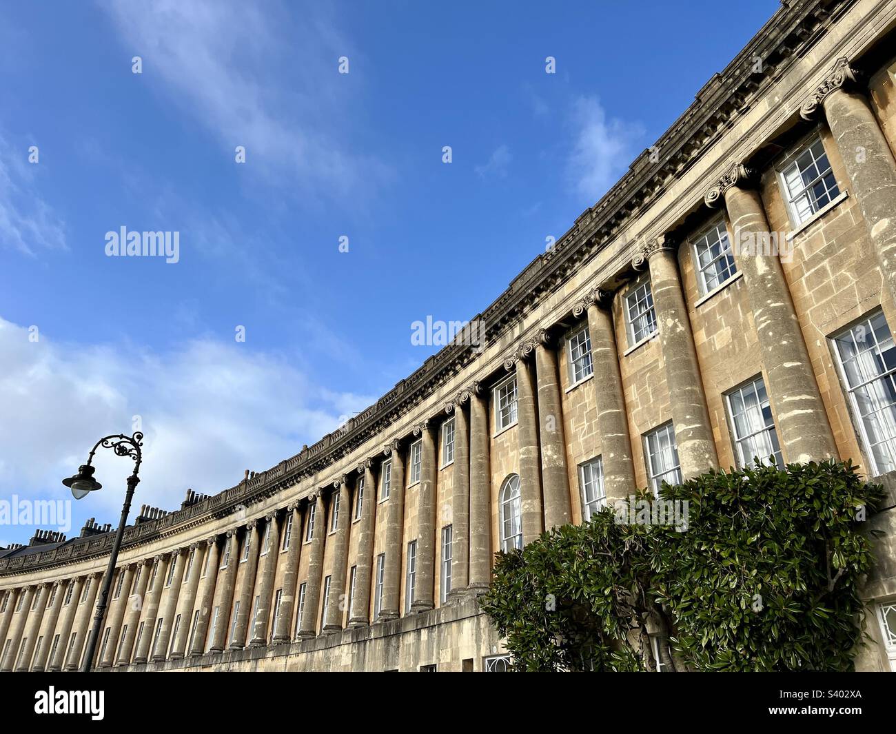 Il Royal Crescent a Bath, Somerset Nord Est Foto Stock