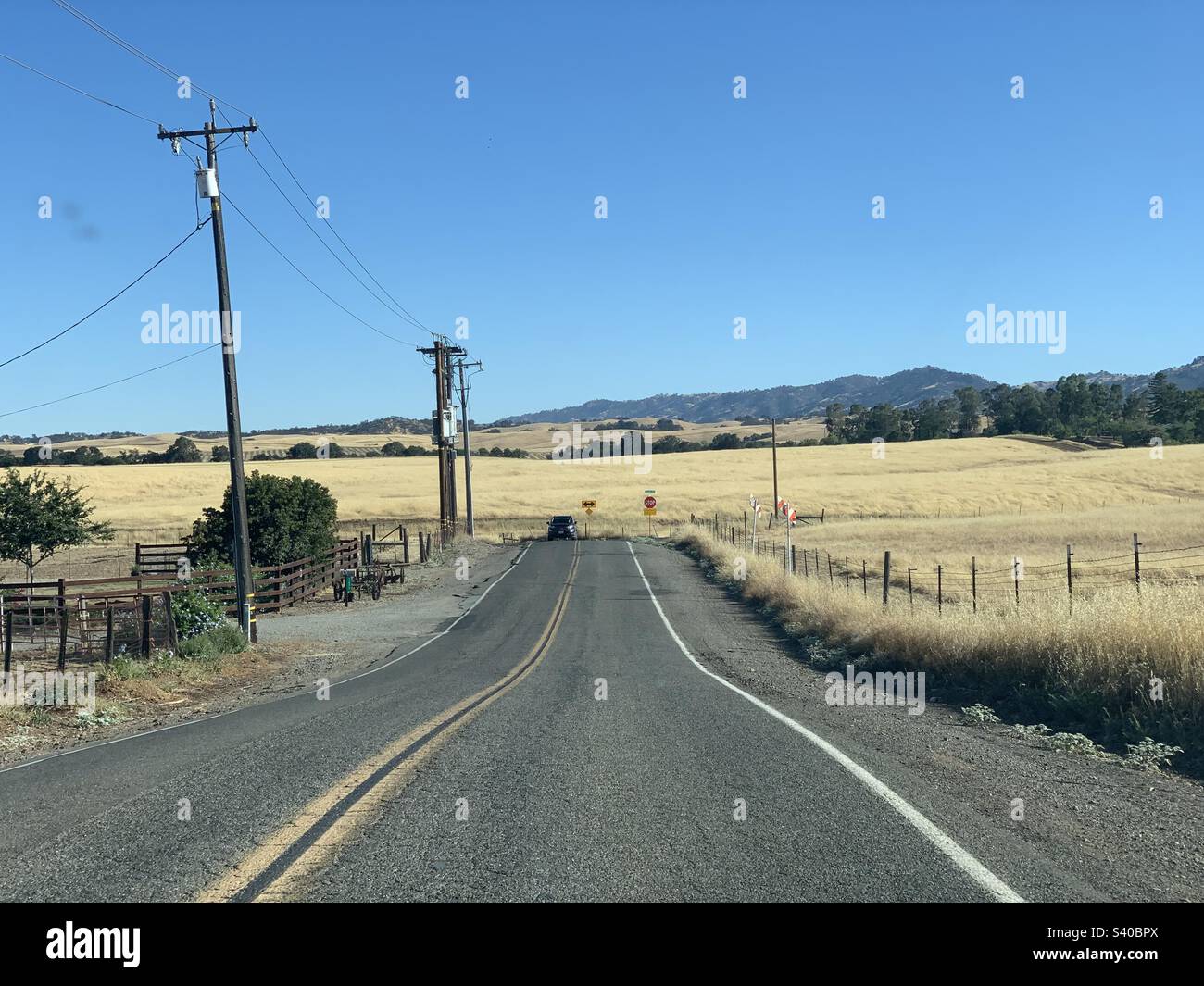 Giugno, 2022, guida a esparte, Yolo County, California, Stati Uniti Foto Stock