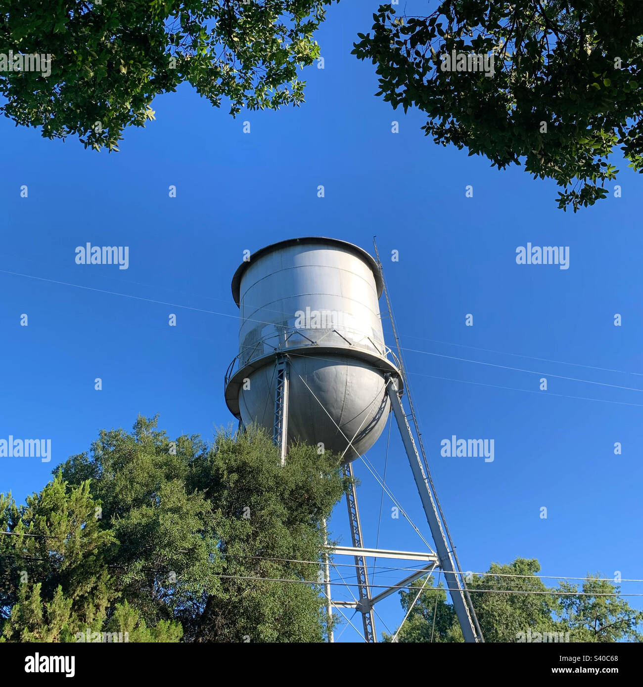 Giugno, 2022, Water Tower, Winters, Yolo County, California, Stati Uniti Foto Stock
