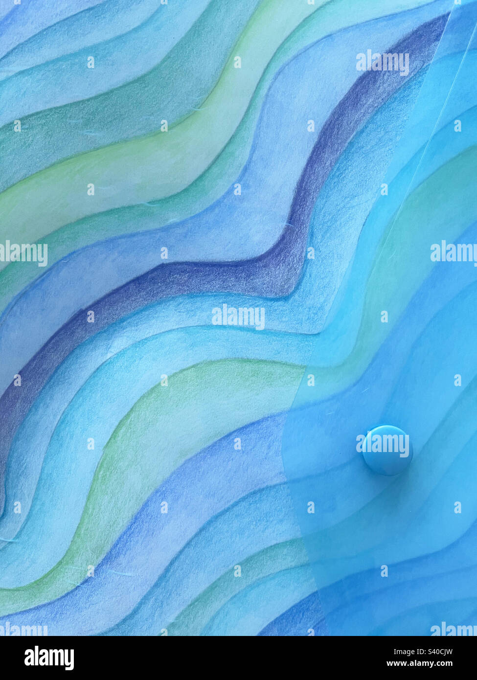 Priorità bassa blu - Immagine stock catturata con smartphone