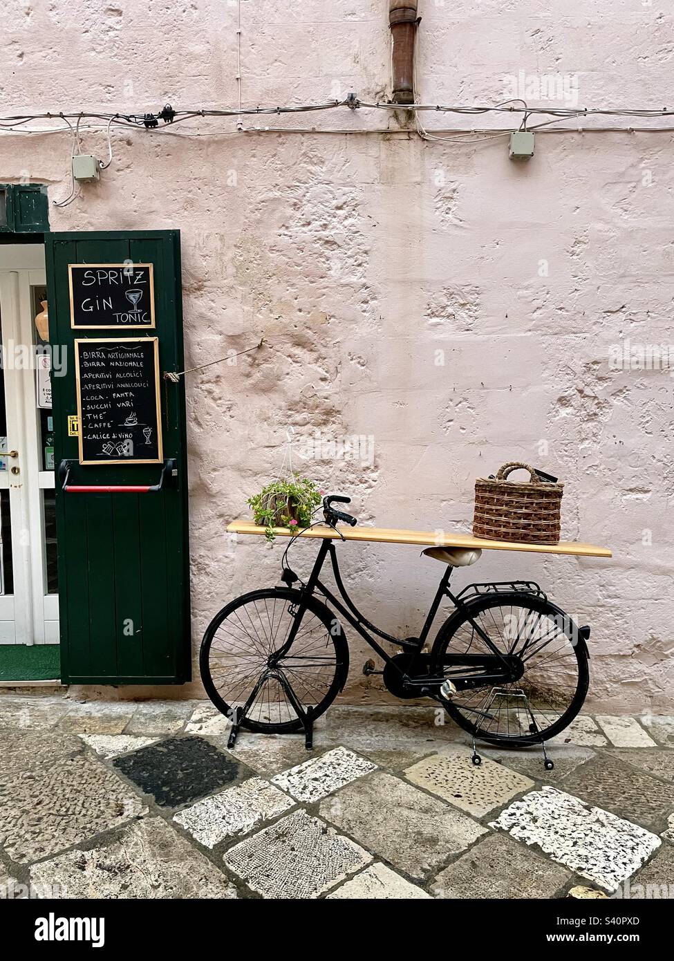 Mobili per biciclette in Italia Foto Stock