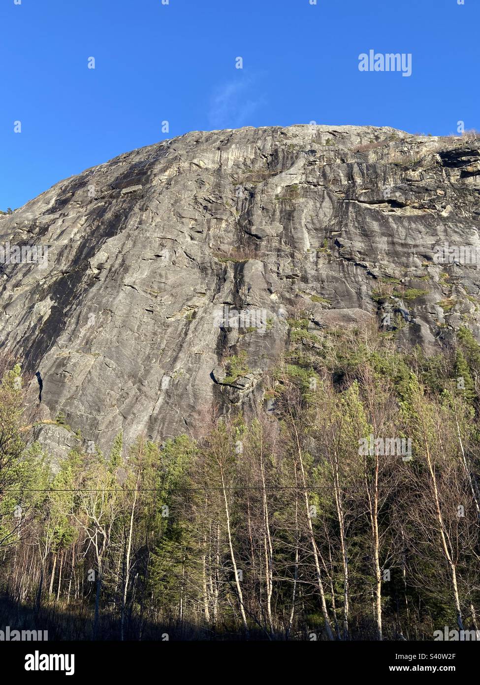 Berg in Norvegia Foto Stock