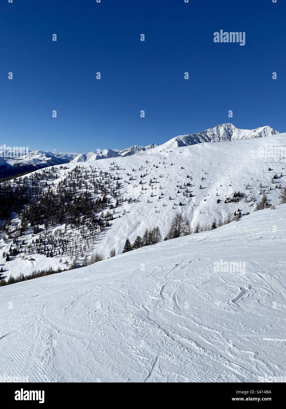 Winterlandschaft Alpen / paesaggio invernale alpi Foto Stock