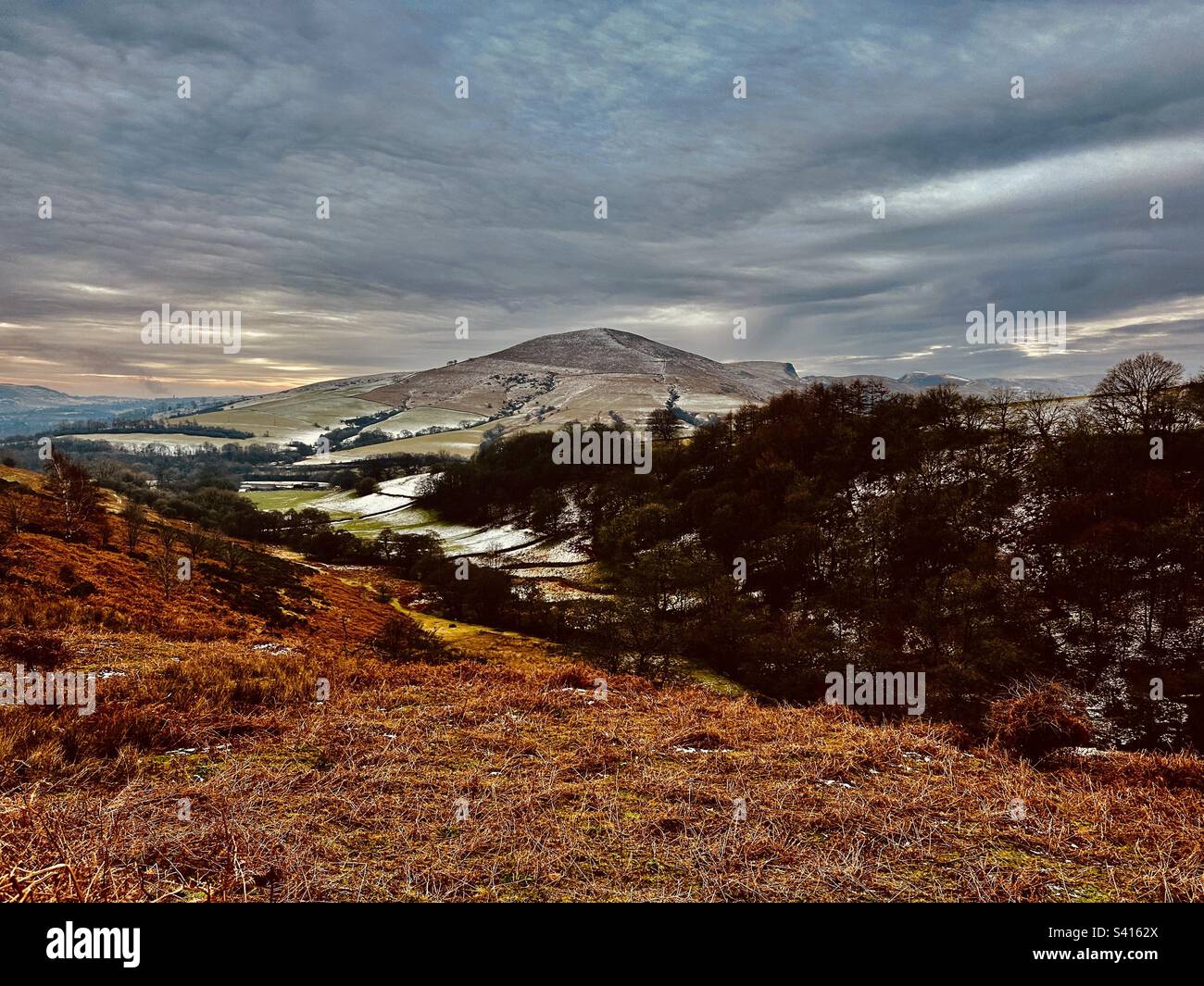 Lose Hill Pike, Peak District Foto Stock