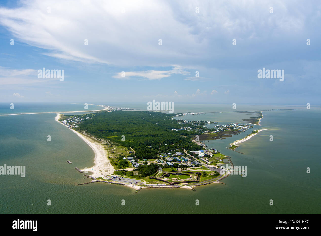 Dauphin Island, Alabama Foto Stock