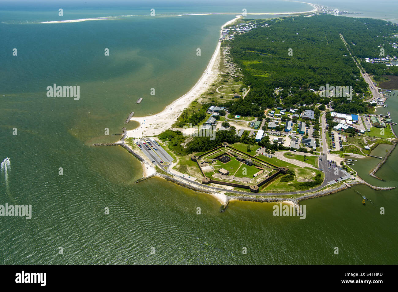 Dauphin Island, Alabama Foto Stock