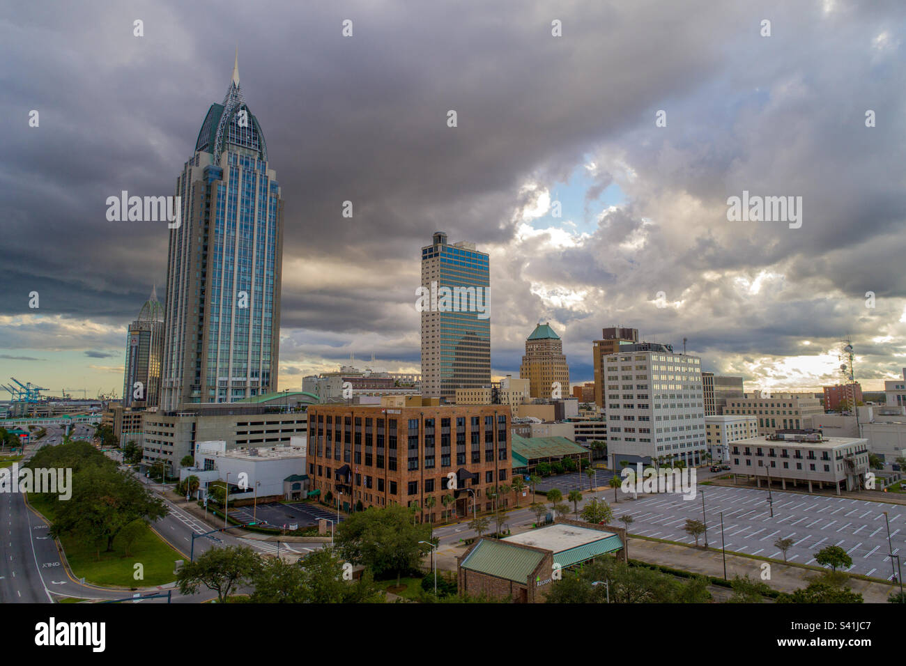 Centro Mobile, Alabama Foto Stock