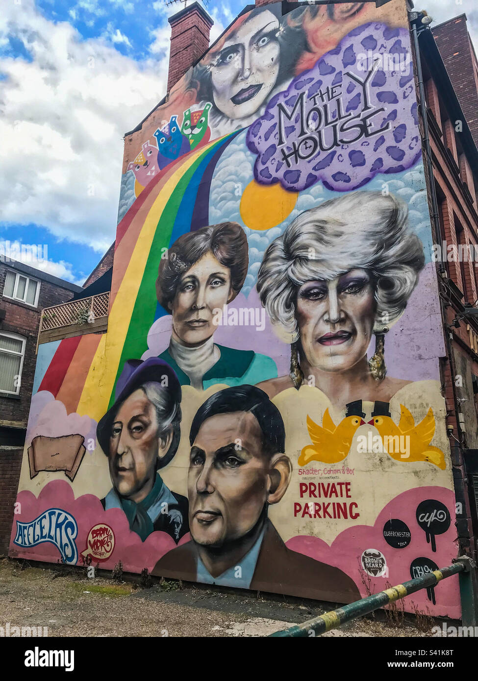 Gay Village, Manchester Foto Stock