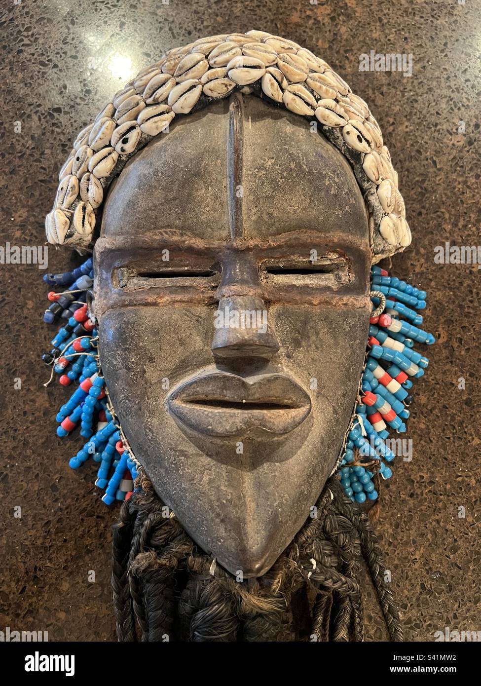 DaN Mask, Tribal Art, anni '50. Collezione Inner Splendor Foto Stock