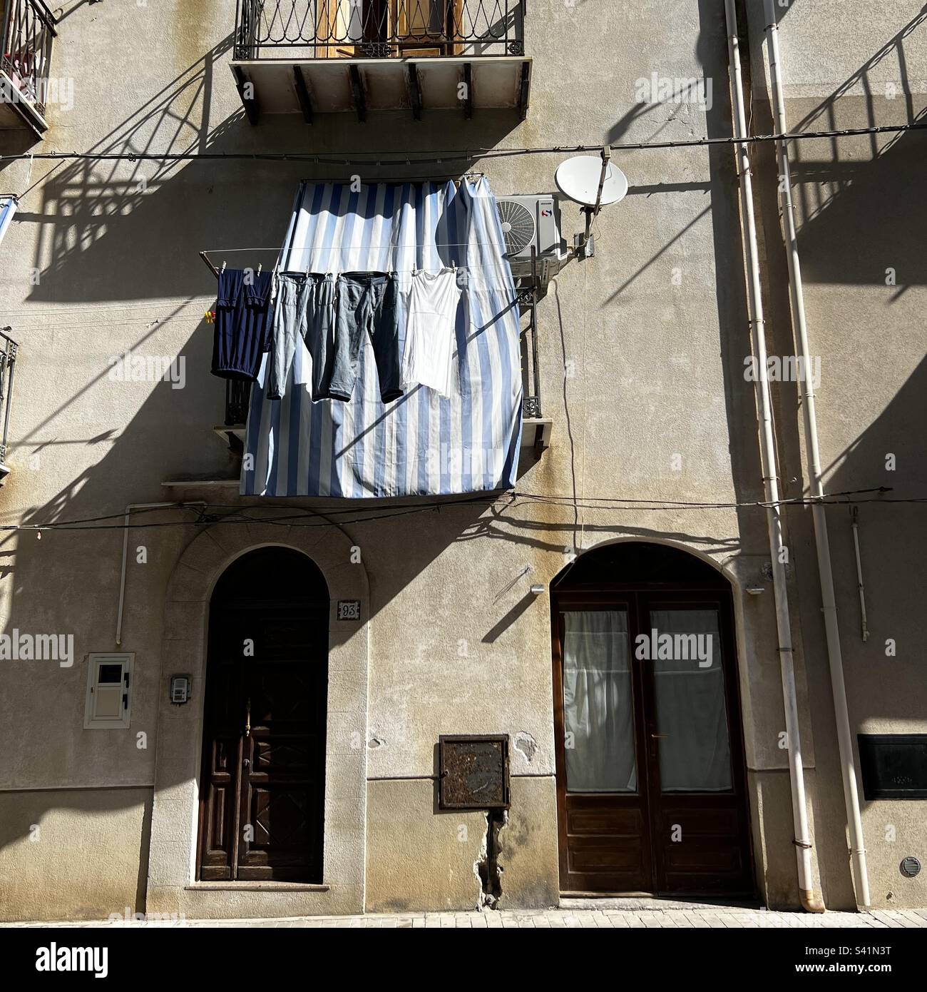 Sicilia - lavanderia giorno Foto Stock