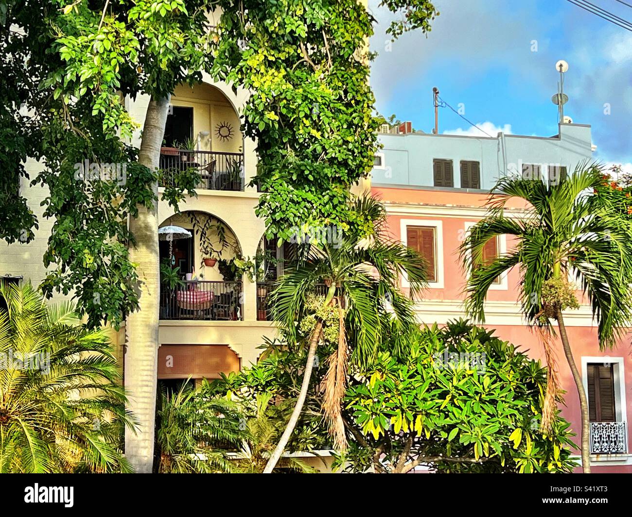 Centro storico di San Juan, Puerto Rico. Foto Stock