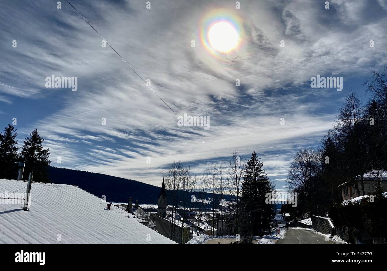 Le Sentier, Svizzera, 2020 Foto Stock