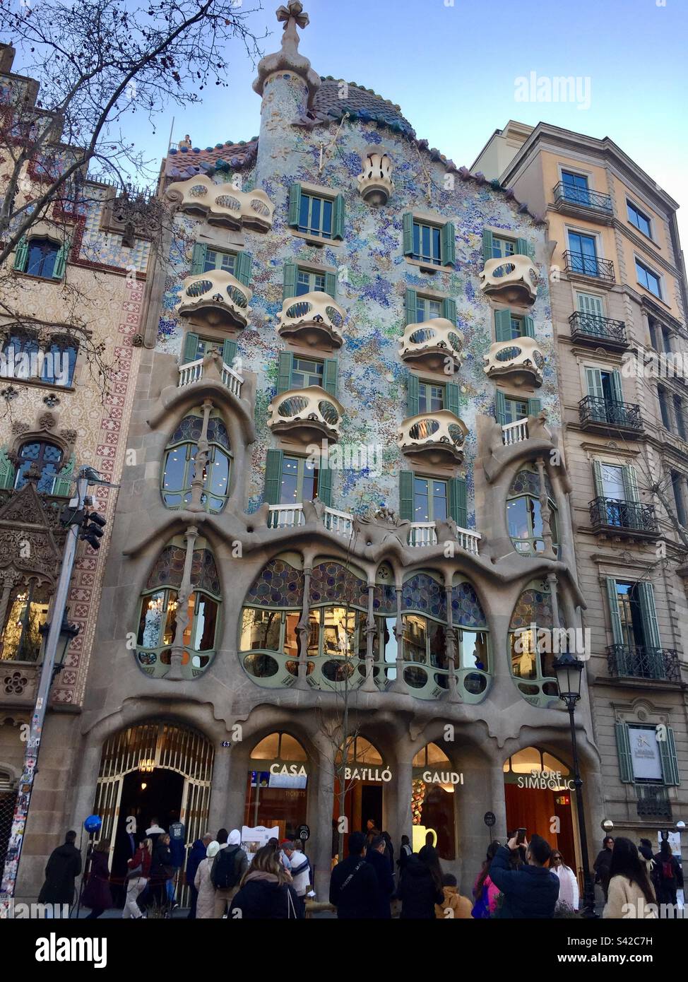 Casa Batlló. Barcellona Foto Stock