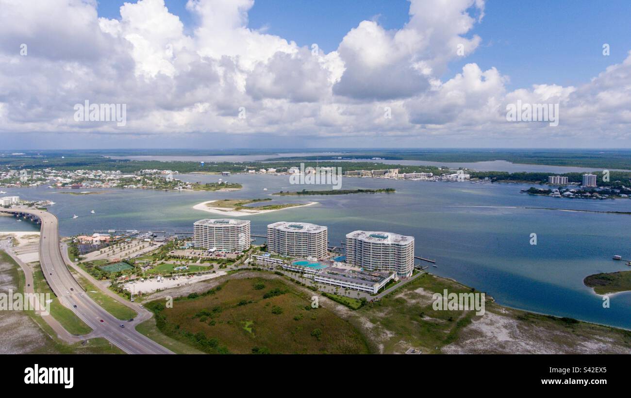 Orange Beach, Alabama - Immagine stock catturata con smartphone