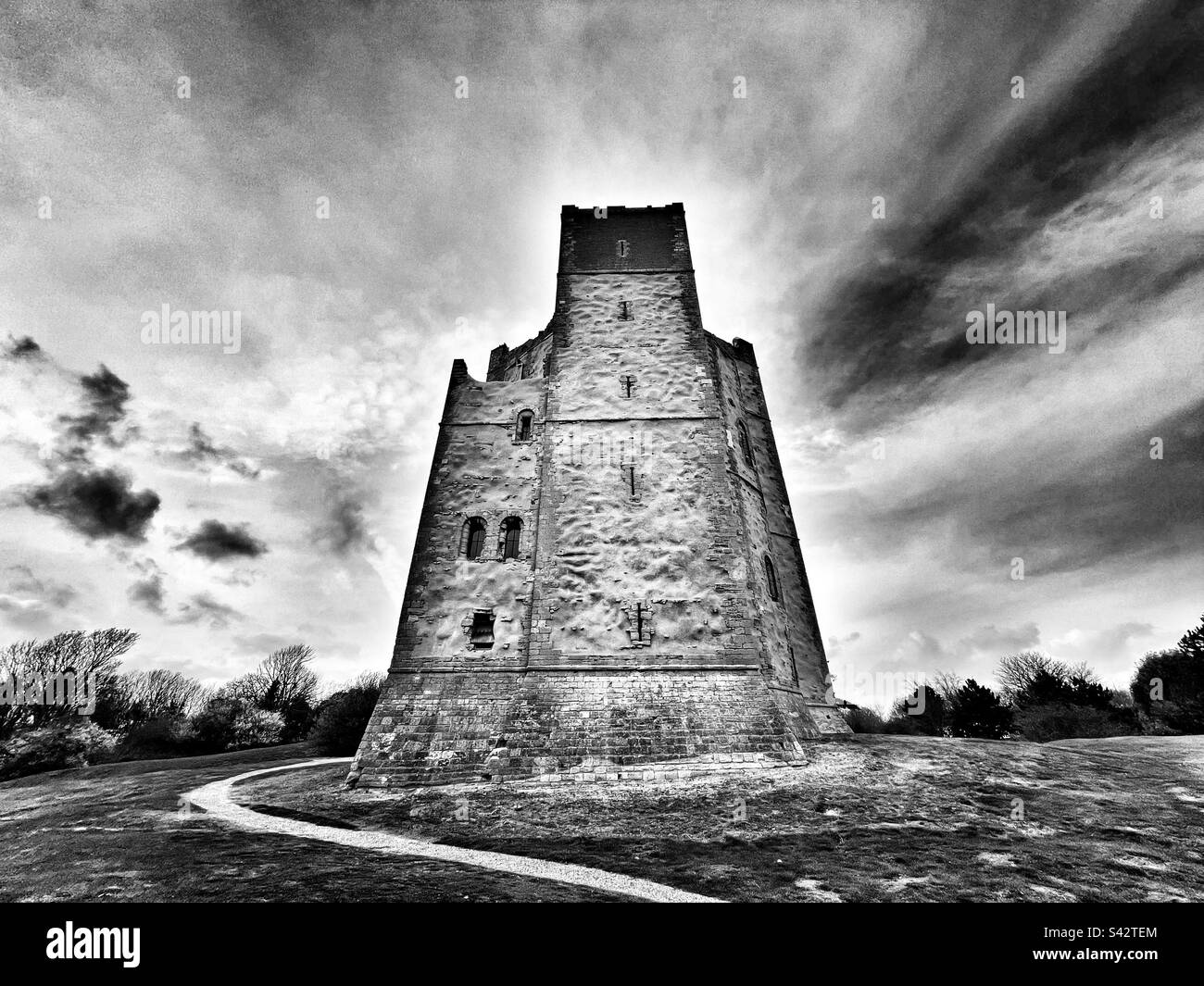 Orford castle Suffolk in Inghilterra - Immagine stock catturata con smartphone