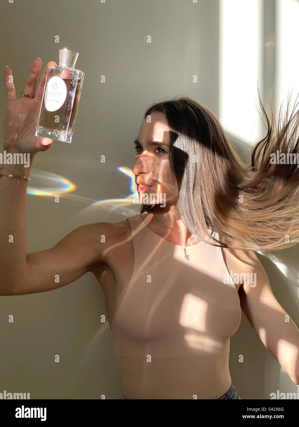 Raggi di luce - Immagine stock catturata con smartphone