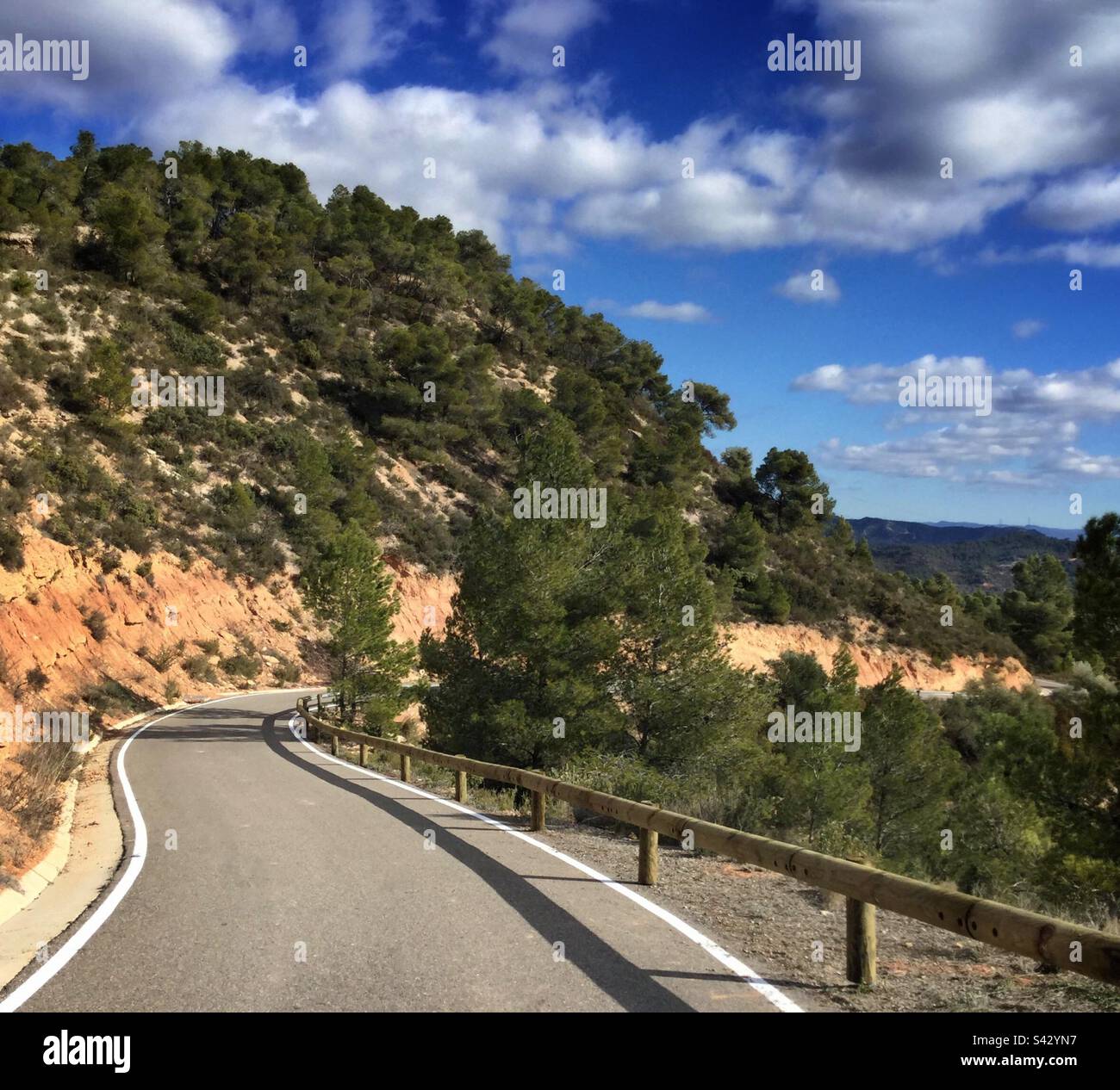 Paesaggio rurale, Catalogna, Spagna. Foto Stock