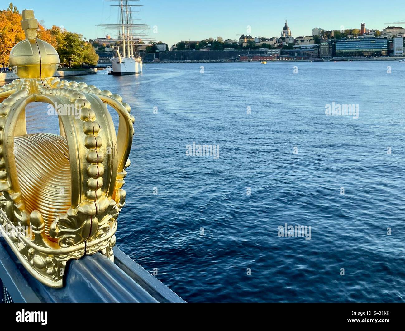 Skeppsholm Bridge Stoccolma Svezia destinazione famosa popolare luogo punto di riferimento Foto Stock