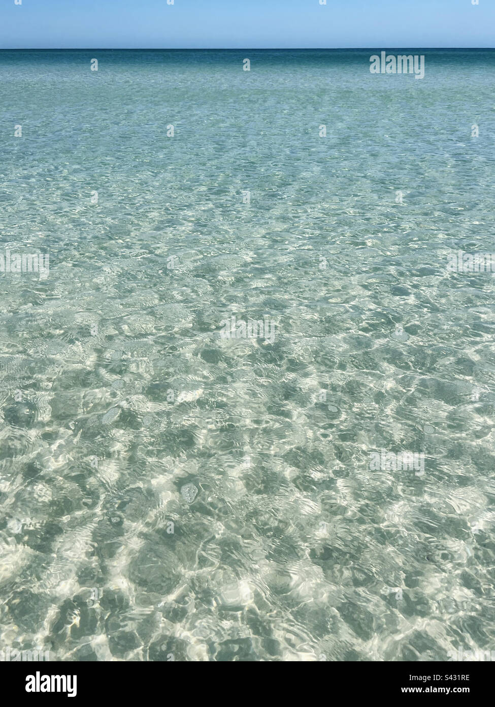 Golfo del Messico, Pass-a-Grille, Florida Foto Stock