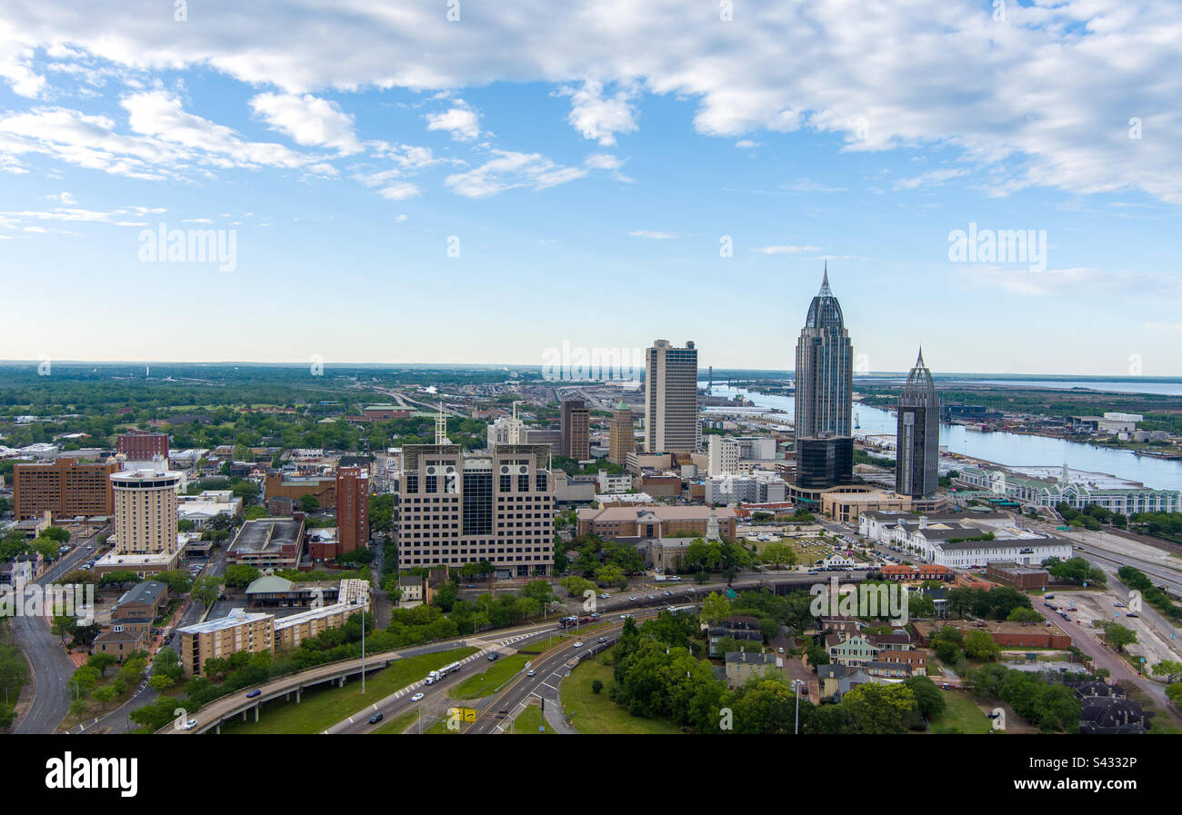 Centro Mobile, Alabama Foto Stock