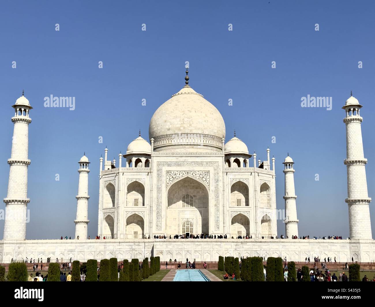 Taj Mahal in inverno Foto Stock
