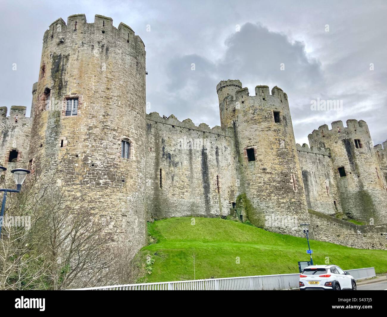 Castello di Conway Galles del Nord Foto Stock