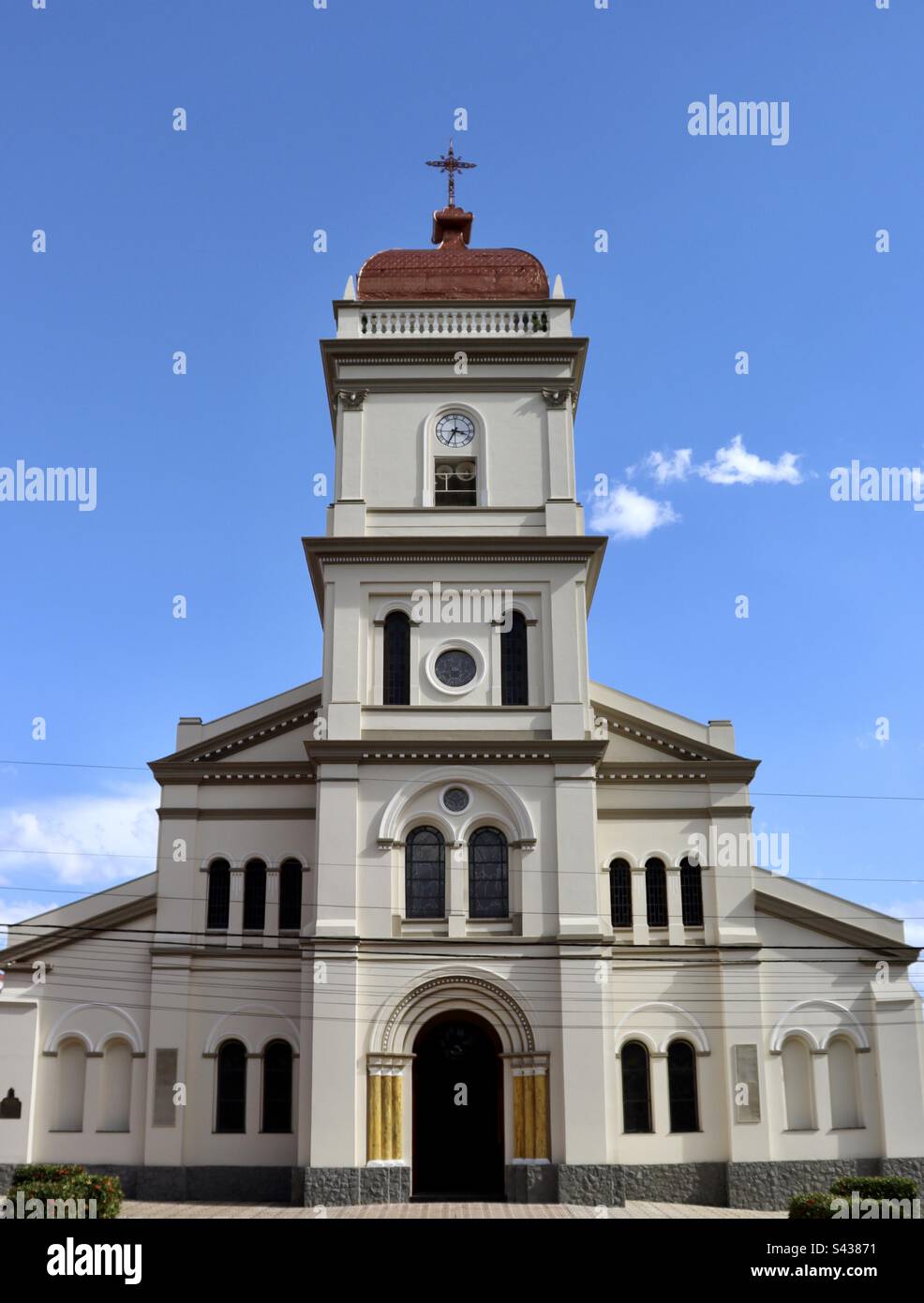 La Catedral Santíssima Trindade, um Tietê, SP, Brasile. Foto Stock