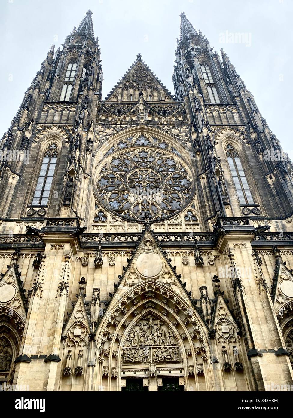 Cattedrale di San Vito a Praga, Repubblica Ceca Foto Stock