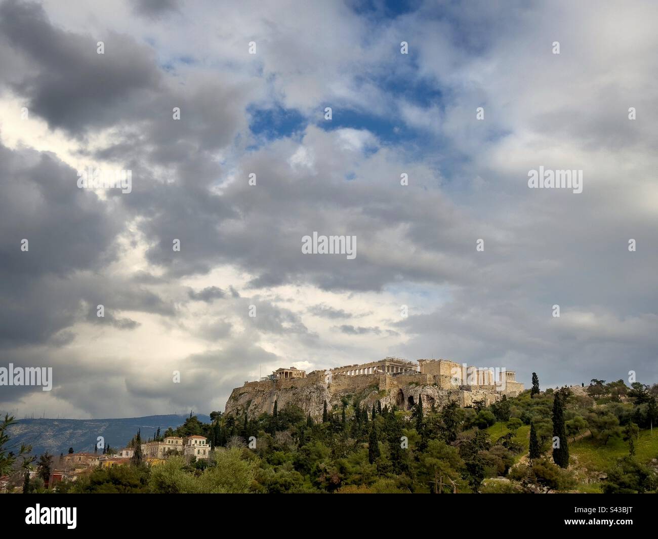 Acropoli di Atene. Foto Stock