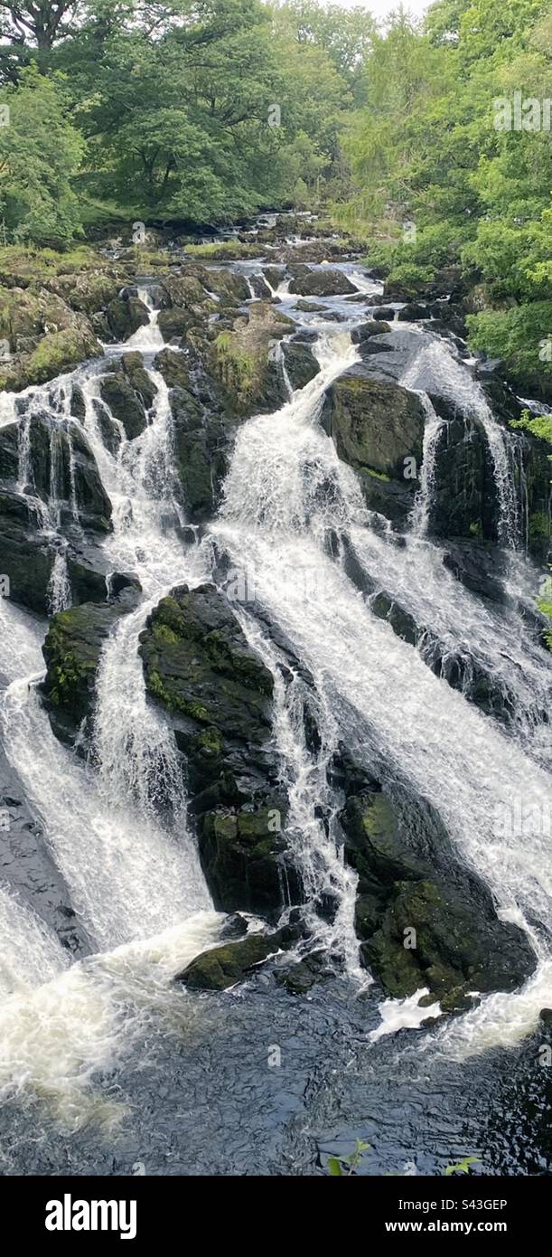 Sia come acqua; fluisca dolcemente alla vostra destinazione ma sia abbastanza duro scavare attraverso la roccia per ottenere là Foto Stock