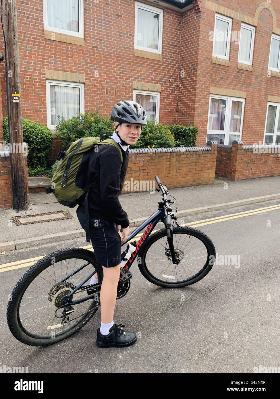 School Boy, Regno Unito Foto Stock