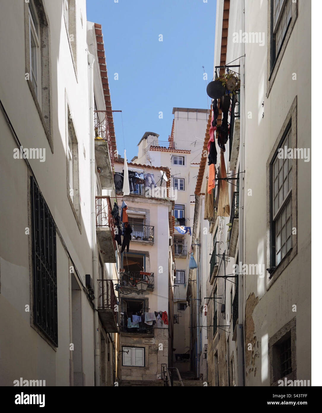 Lisbona, la città costruita su sette colline Foto Stock