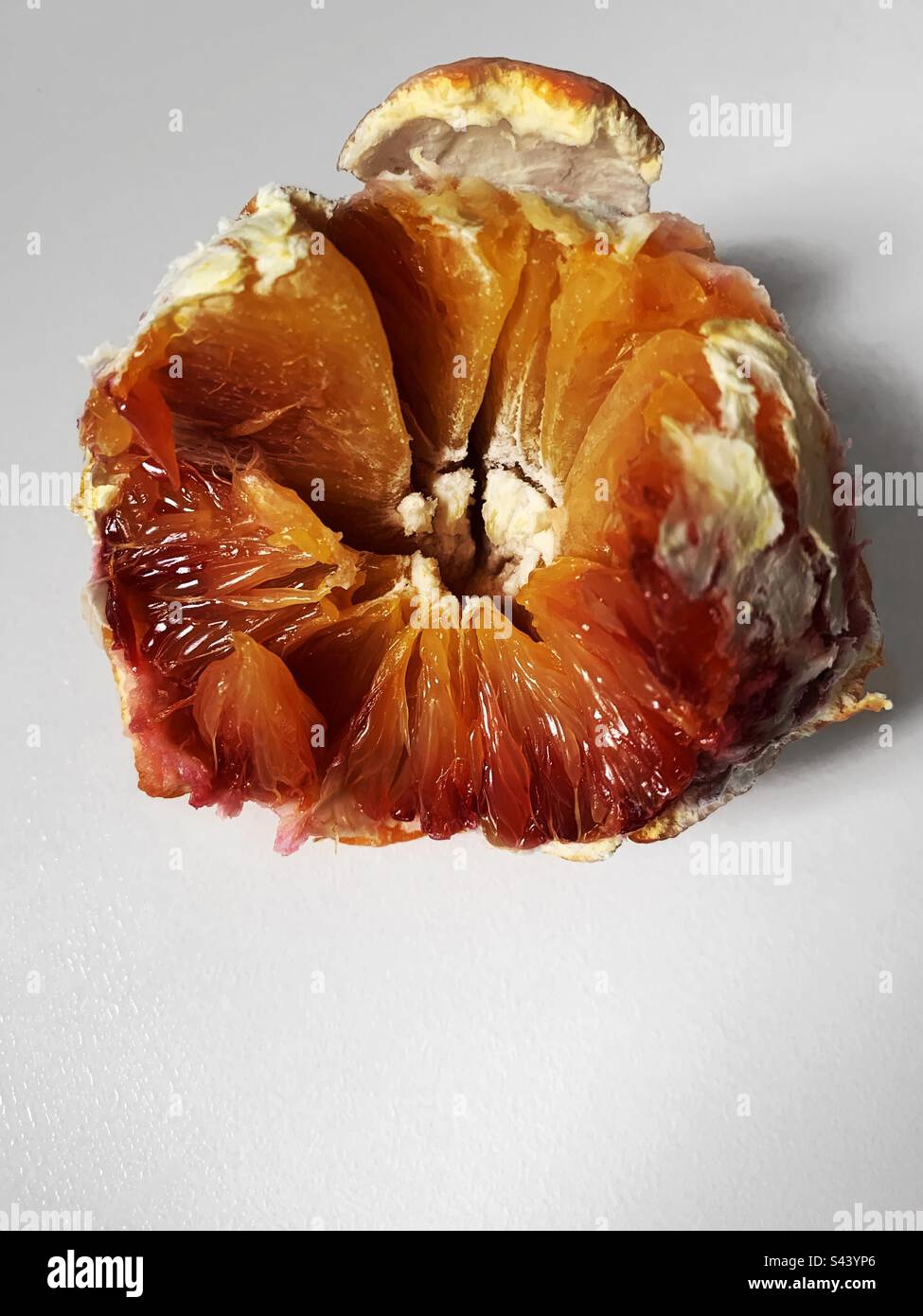Frutta d'arancia troppo matura Foto Stock