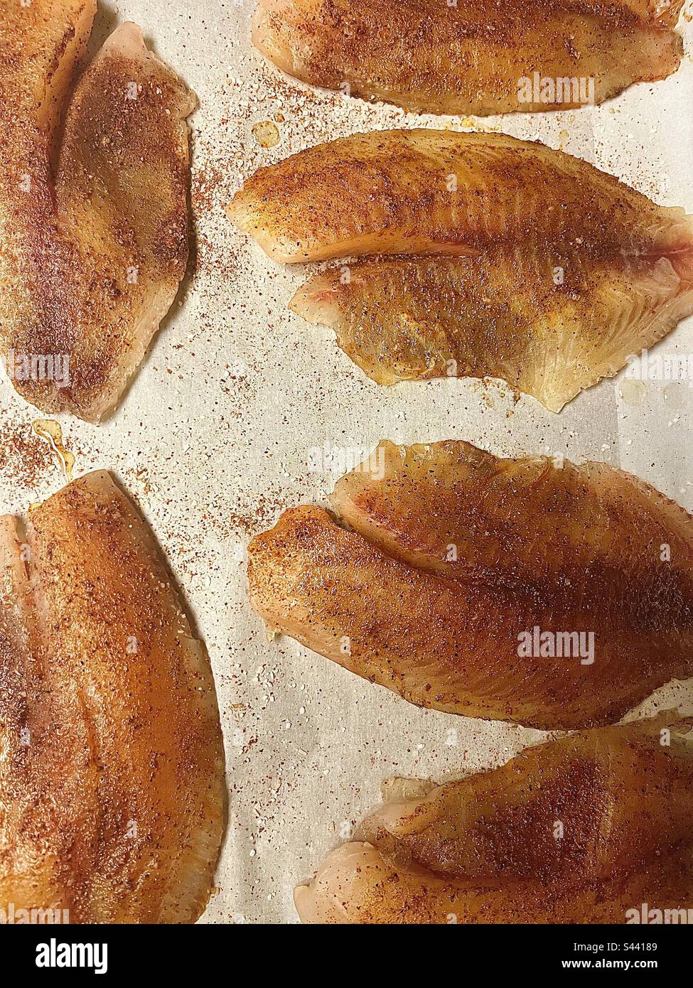 Filetti di pesce Foto Stock