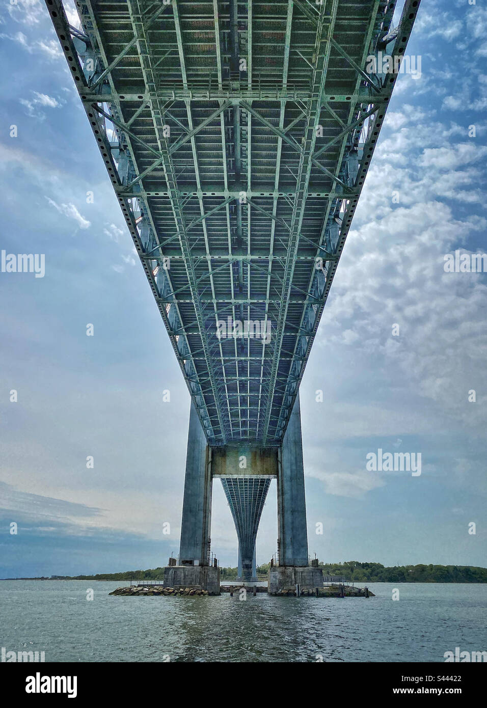 Verrazzano Narrows Bridge Foto Stock