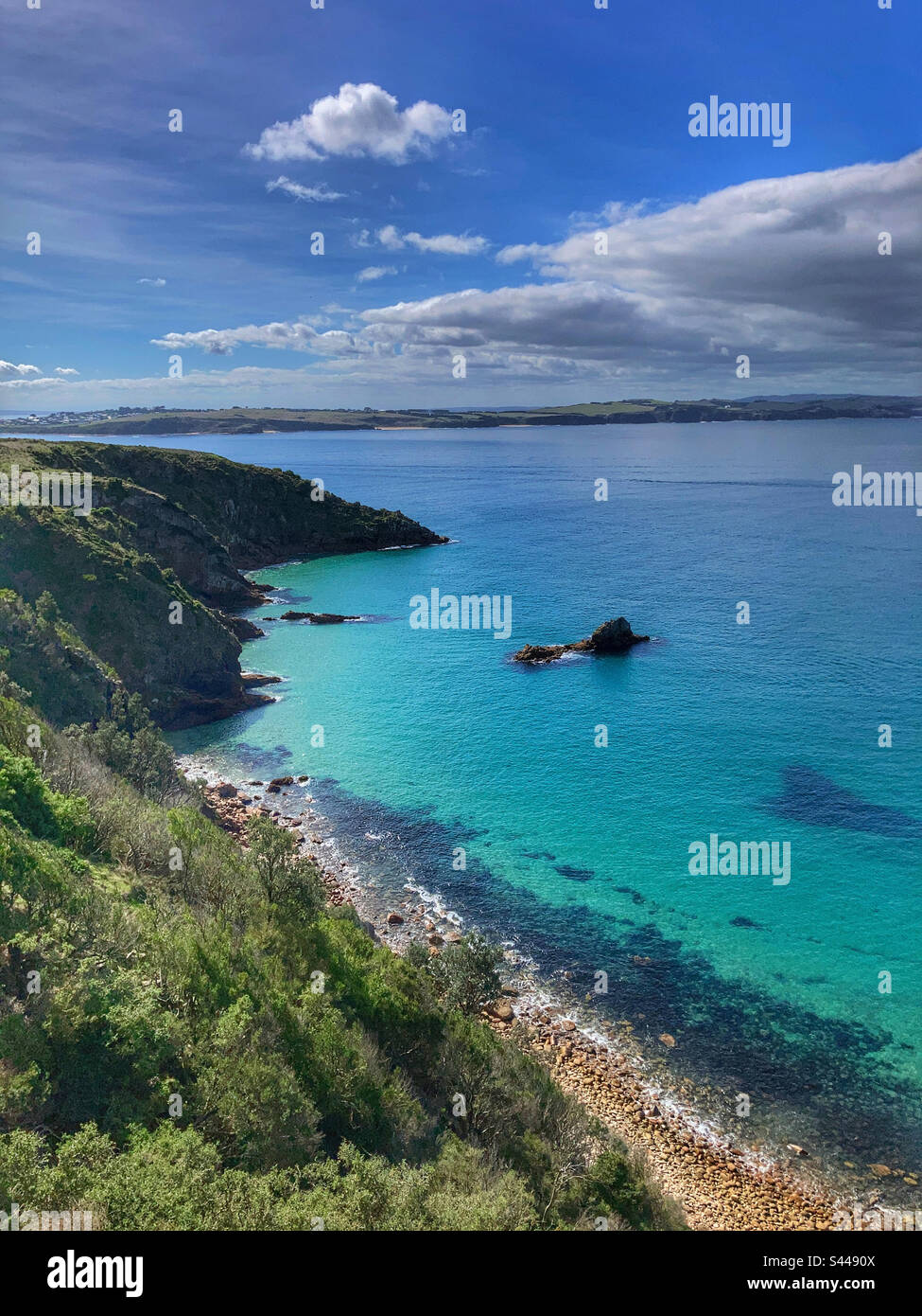 The Bass Strait Phillip Island Victoria Australia Foto Stock