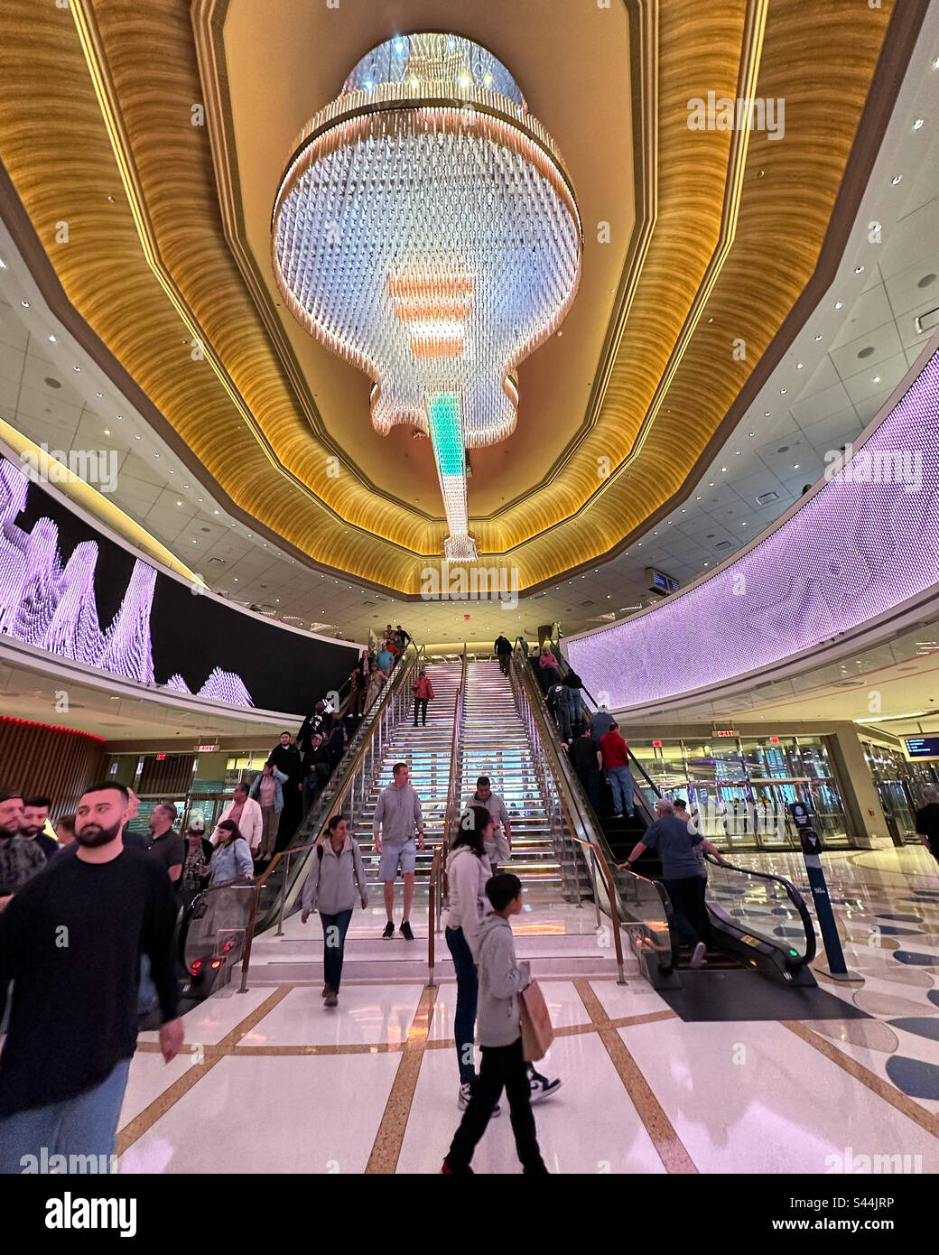 Aprile 2023, Hard Rock Hotel and Casino, Atlantic City, New Jersey, Stati Uniti - Immagine stock catturata con smartphone