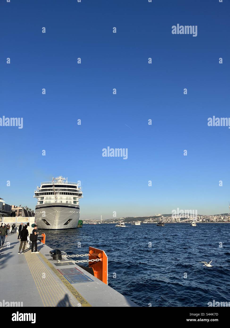 Nave da crociera a Istanbul Foto Stock
