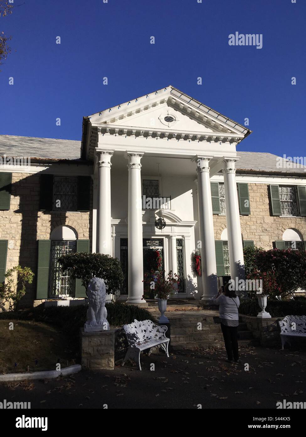 Graceland Mansion Memphis Tennessee Foto Stock