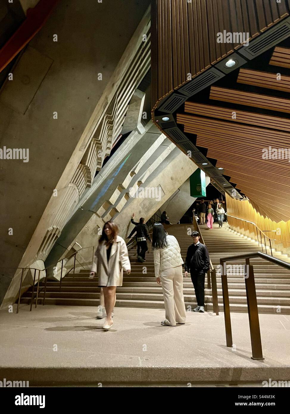 All'interno delle vele della Sydney Opera House Foto Stock