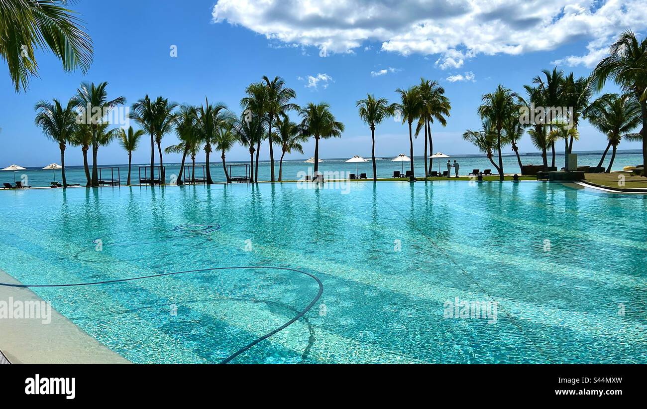 Hotel di lusso a le Morne Brabant a Mauritius. Foto Stock