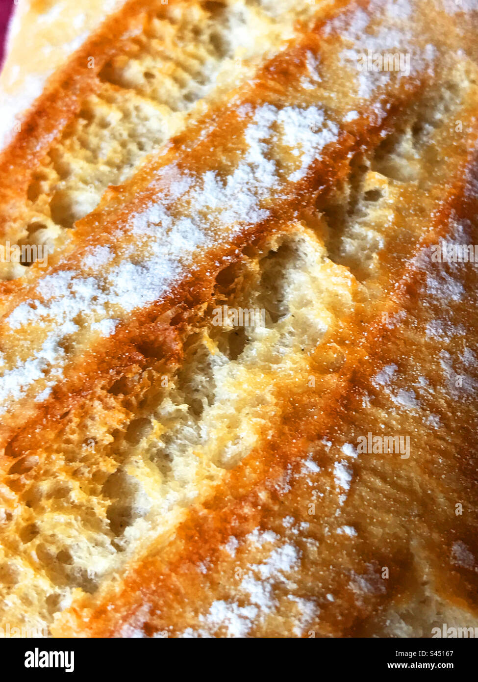 Pane di pane. Chiudere la vista. Foto Stock
