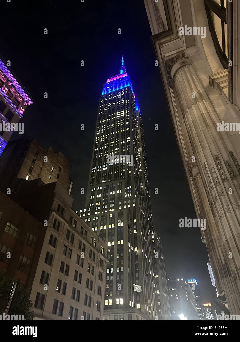 Empire State Building di New York Foto Stock