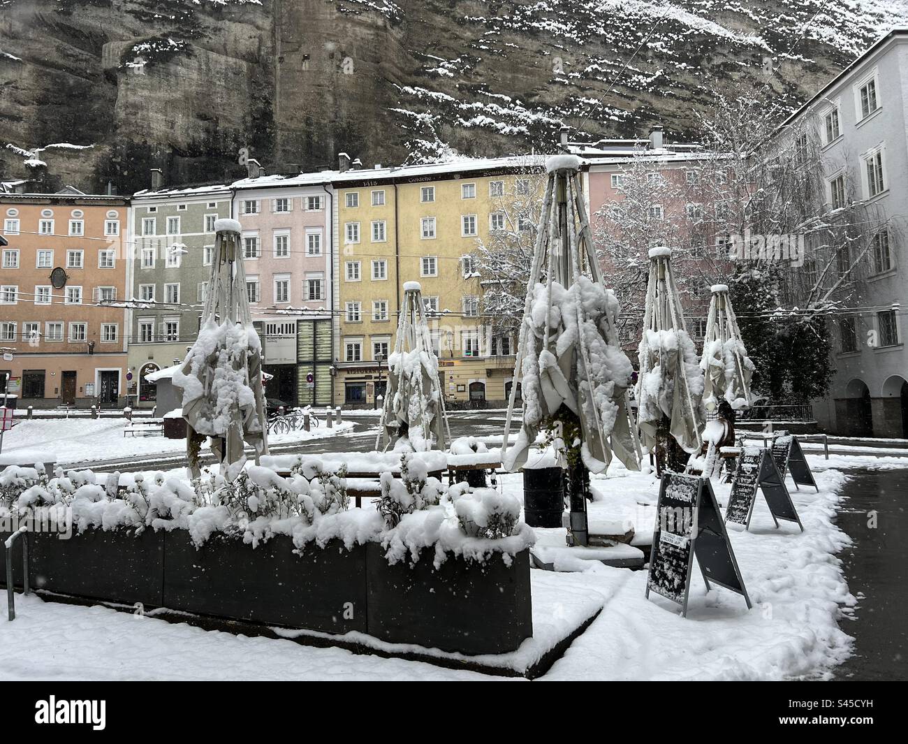 Salisburgo, Vienna - Immagine stock catturata con smartphone