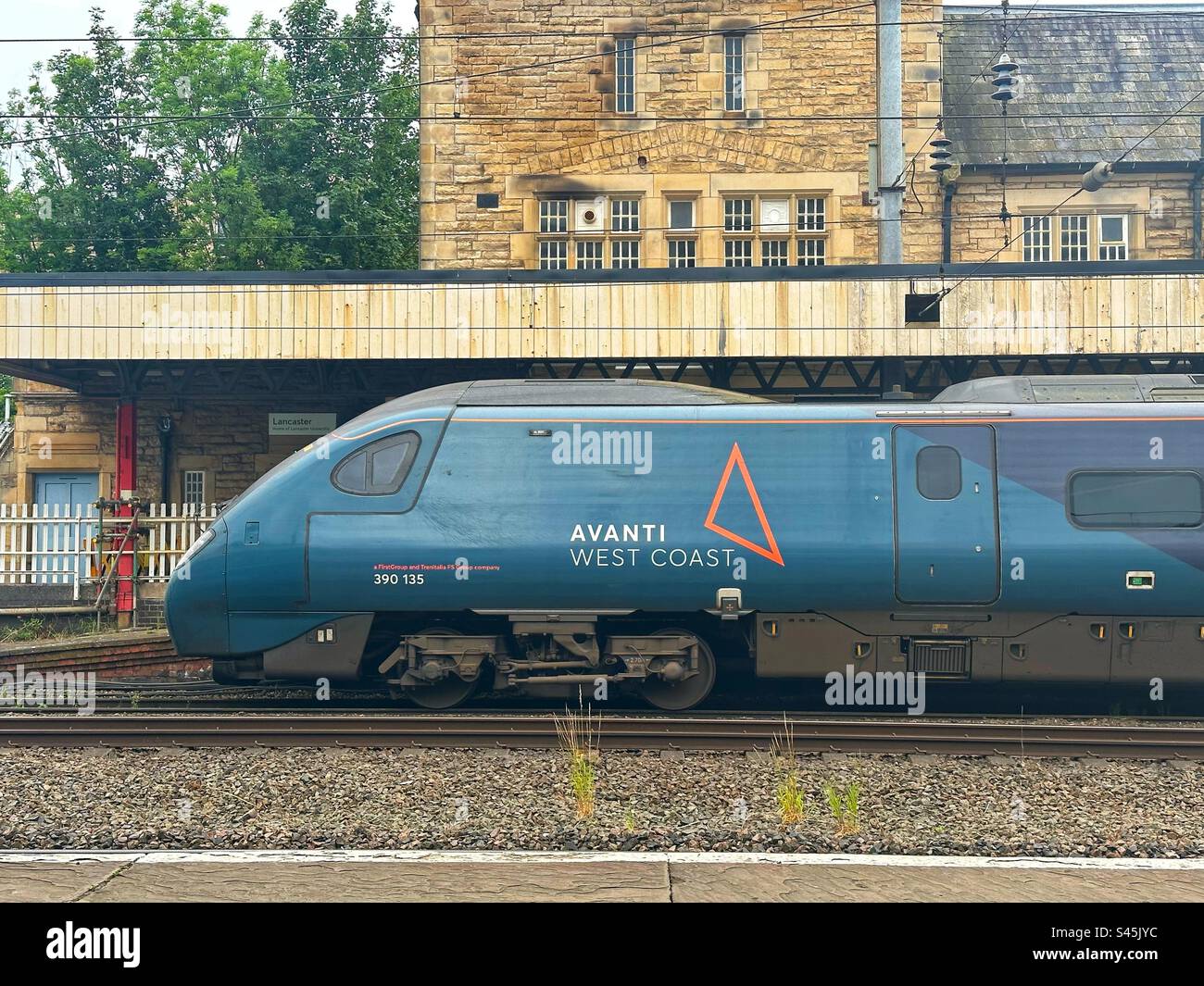 Un treno anti-costa occidentale Foto Stock