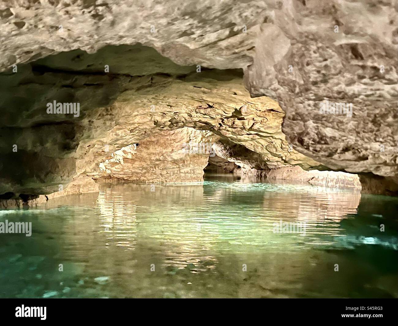Grotta del lago Tapolca (Tapolcai Tavasbarlang), Tapolca, Ungheria Foto Stock